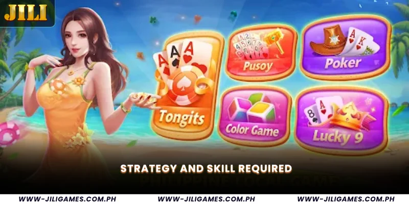 Strategy and Skill Required